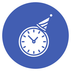 New Years Eve Countdown Vector Icon