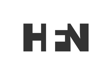 HFN logo design. Initial letter H F N bold font style for tech startups, consulting, corporate branding. Creative company name, headlines typography identity, trendy logotype.