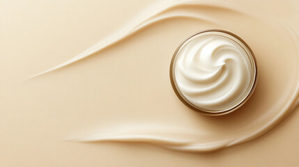 Luxurious Cream Texture and Beauty Product