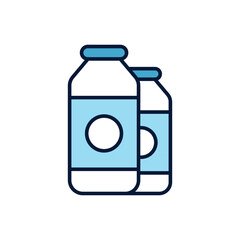 Milk Vector icon