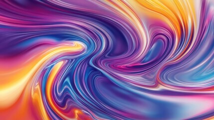 Obraz premium An abstract wavy psychedelic background image.