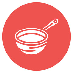 Gold Pan Vector Icon