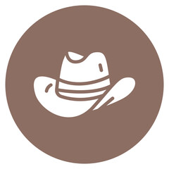 Outlaw Hat Vector Icon
