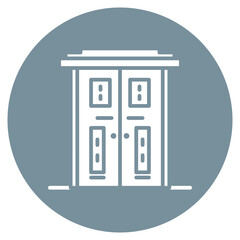 Saloon Doors Vector Icon