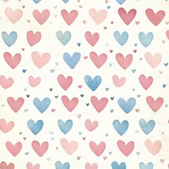valentine day background with hearts