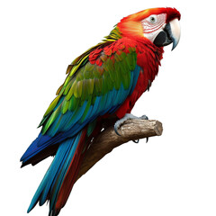 Fototapeta premium red and yellow macaw