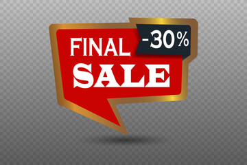 Banner Super Offer Big Sale 30% DISCOUNT