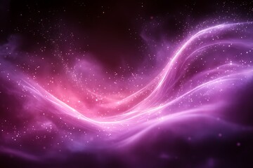 Fototapeta premium A colorful and swirling nebula with sparkling cosmic stars