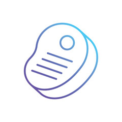 Steak Vector icon