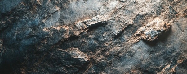Fototapeta premium A dark grey stone background with detailed coarse textures and a natural, raw feel.