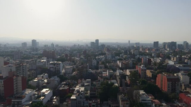 Environmental contingency afternoon in Mexico City
