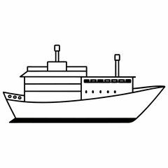 Fototapeta premium single bulk carriers white background