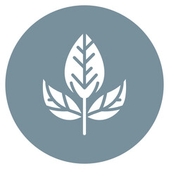 Sage Leaves Vector Icon