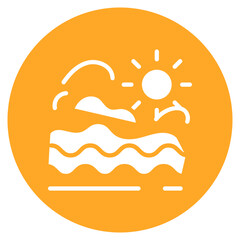 Fog Bank Vector Icon