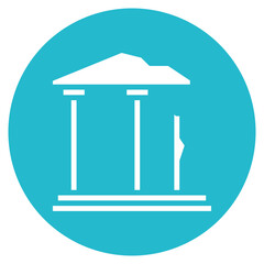 Ancient Ruins Vector Icon