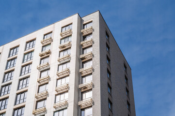 Fototapeta premium Multi-storey apartment building. New residential complex in the city