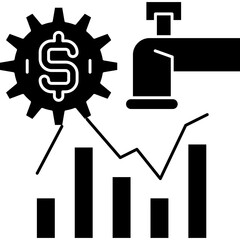 Cash Flow Icon Vector Element