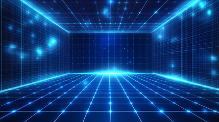 Digital Futuristic Virtual Space