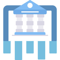 Bank Icon Vector Element