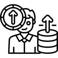 Equity Icon Vector Element