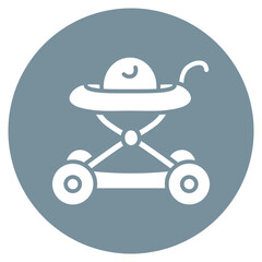 Baby Walker Vector Icon