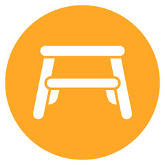 Baby Step Stool Vector Icon