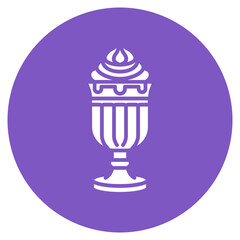 Caramel Latte Vector Icon