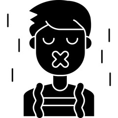 Silence Icon Vector Element