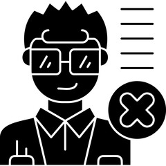 Disagree Icon Vector Element