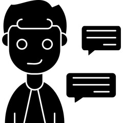 Message Icon Vector Element