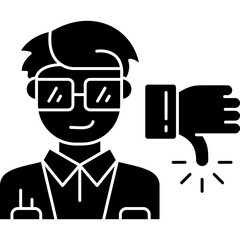 Unlike Icon Vector Element