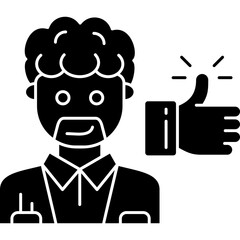 Like Icon Vector Element