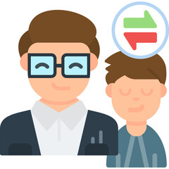 Mediator Icon Vector Element