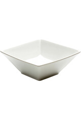 Isolated White Square Bowl