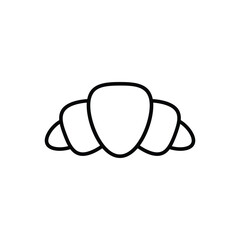 Croissant Vector icon