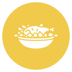Lamb Tagine Vector Icon