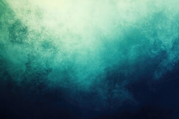 Obraz premium Abstract teal and teal-blue background with textured smoke or cloud-like patterns