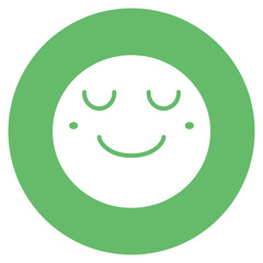 Slightly Smiling Face Vector Icon
