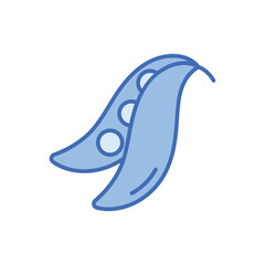 Green beans Vector icon