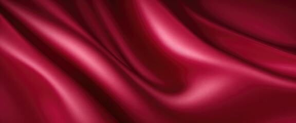 Obraz premium Maroon color silk fabric Abstract background