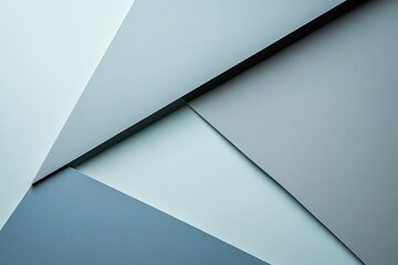 Abstract geometric shapes in muted pastel tones