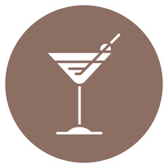 Martini Vector Icon