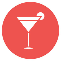 Cosmopolitan Vector Icon