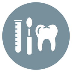 Dental Checkup Vector Icon