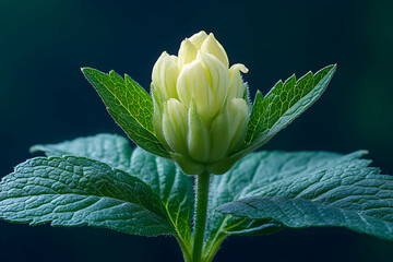 Blooming flower bud