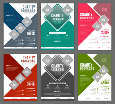 Donation Drive Charity Flyer for Nonprofit Awareness Events Fundraising Campaigns and Volunteer Programs Featuring a Clean and Professional Design Editable EPS Format for Easy Customization.
