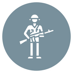 Soldier Vector Icon