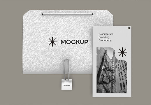 Architecture Branding Stationery Mockup