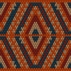 Folk ornament, national pattern, ethnic embroidery, ornamental texture, traditional geometric motives of the tribes of the African continent.