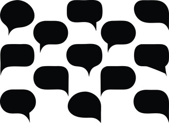 Speech bubbles collection. Vector illustration